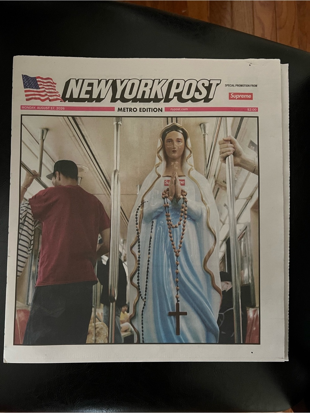Supreme Cover - NY POST August 17, 2026